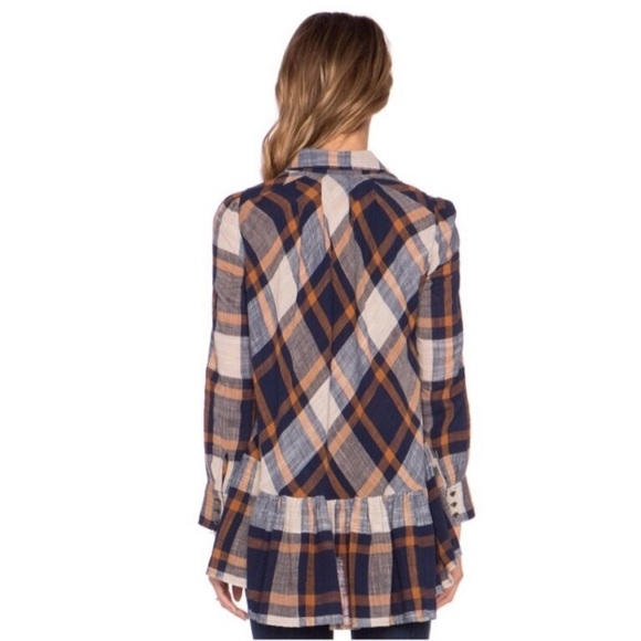 NWT Free People Preppy In Paid Top Medium - Picture 2 of 5